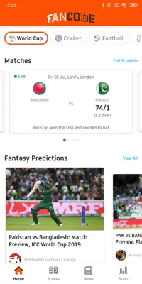 FanCode android App screenshot 9